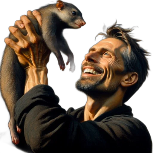 animal, creature, photorealistic, concept art transparent PNG cut-out