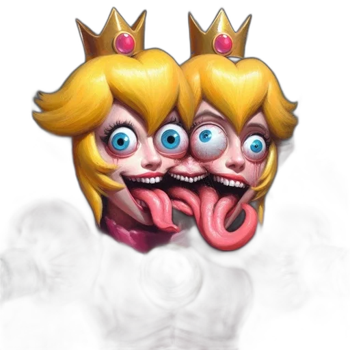 crown, mask, face, creature transparent PNG cut-out