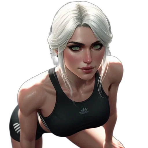 face, comic book art, concept art, fantasy art transparent PNG cut-out