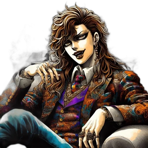 jacket, face, jewelry, staff transparent PNG cut-out