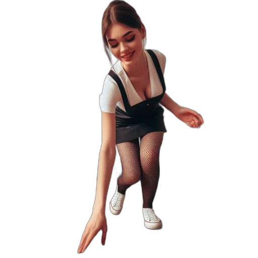staff, dress, 3d render, concept art transparent PNG cut-out