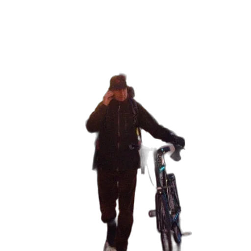 jacket, staff, umbrella, hat transparent PNG cut-out