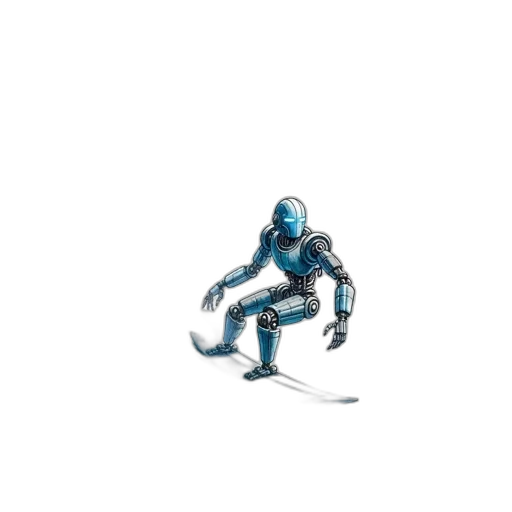 robot, weapon, creature, sword transparent PNG cut-out