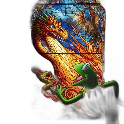 dragon, bottle, creature, weapon transparent PNG cut-out