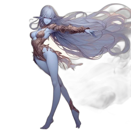 dress, sword, concept art, fantasy art transparent PNG cut-out