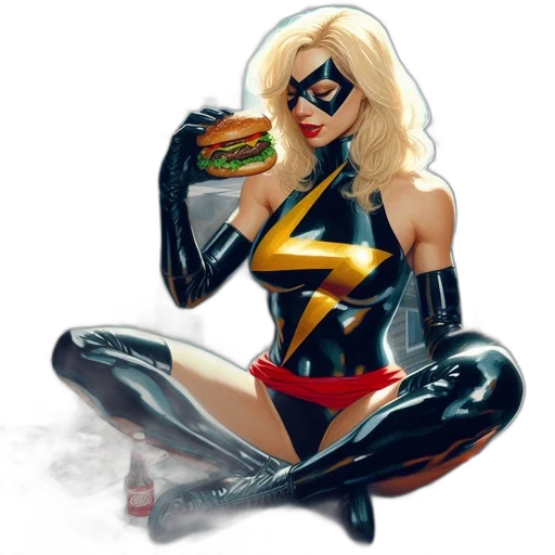 comic book art, concept art, cartoon, fantasy art transparent PNG cut-out
