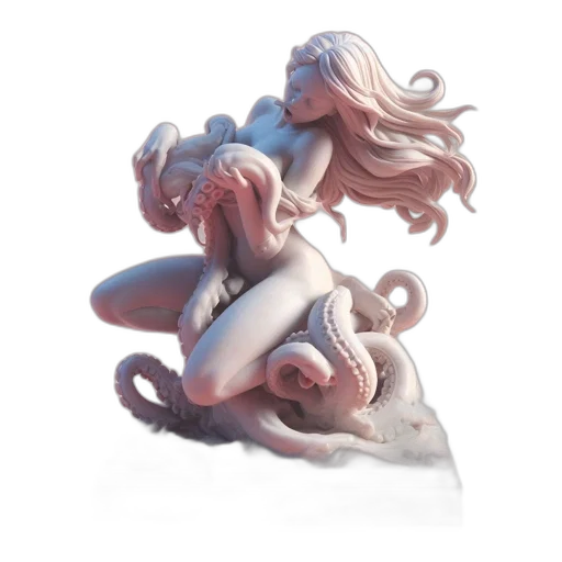 creature, hair, jewelry, mask transparent PNG cut-out