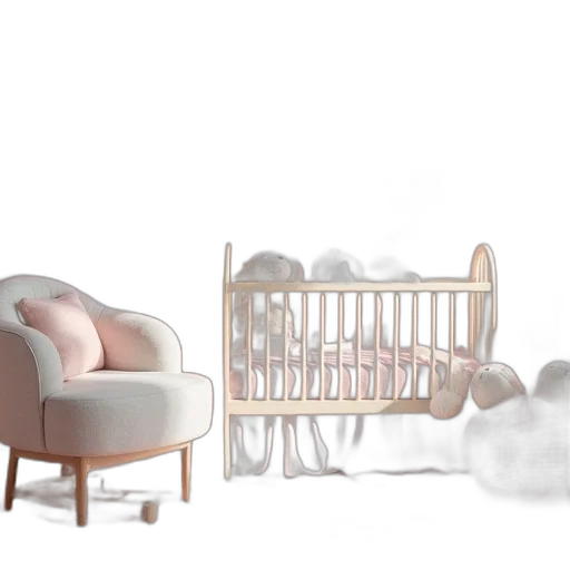 furniture, 3d render, concept art, photorealistic transparent PNG cut-out