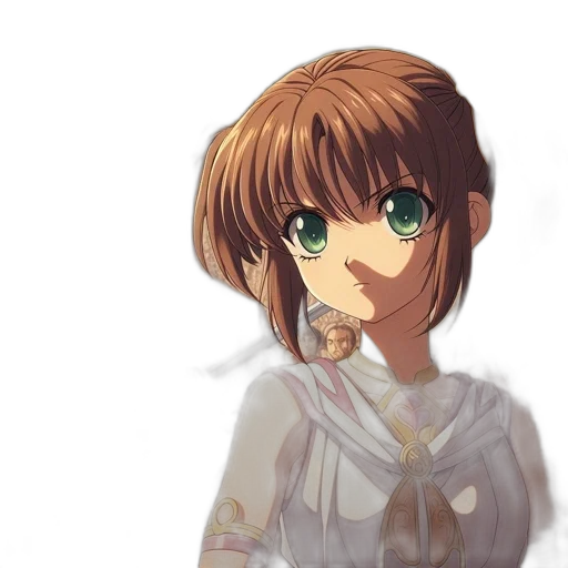 face, staff, weapon, dress transparent PNG cut-out
