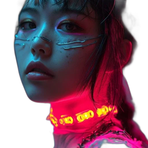 robot, face, mask, jewelry transparent PNG cut-out