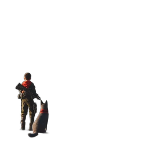staff, animal, weapon, robot transparent PNG cut-out