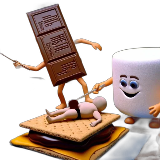 food, robot, furniture, 3d render transparent PNG cut-out
