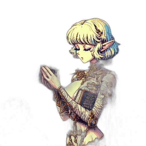 dress, robot, mask, staff transparent PNG cut-out