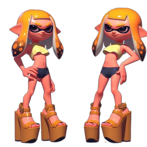 dress, weapon, shoes, mask transparent PNG cut-out