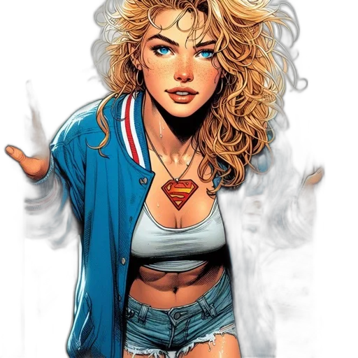 jacket, comic book art, concept art, cartoon transparent PNG cut-out