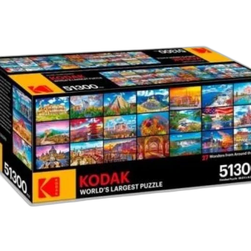 kodak, world, largest, puzzle transparent PNG cut-out