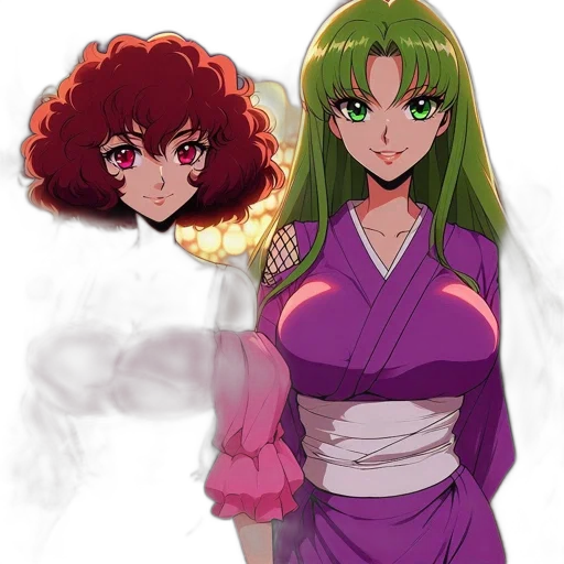 anime, concept art, pixel art, vaporwave transparent PNG cut-out