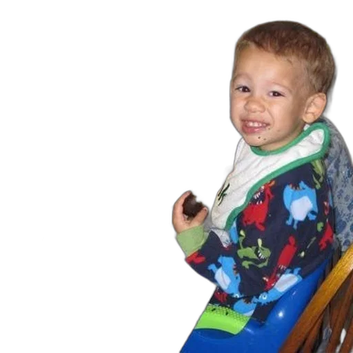 jacket, young, child, sits transparent PNG cut-out