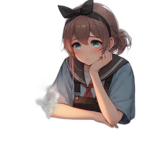 face, staff, creature, weapon transparent PNG cut-out