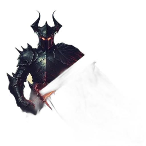 mask, dragon, staff, weapon transparent PNG cut-out