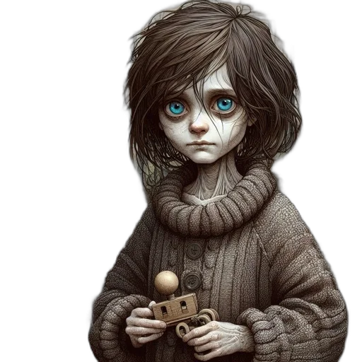 staff, creature, face, fantasy art transparent PNG cut-out