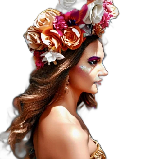 crown, mask, jewelry, hair transparent PNG cut-out