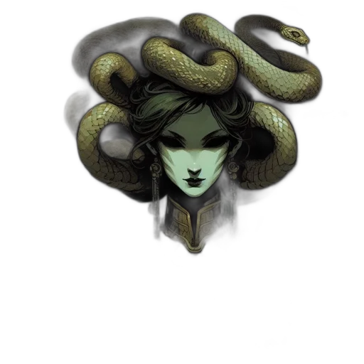jewelry, mask, creature, hair transparent PNG cut-out