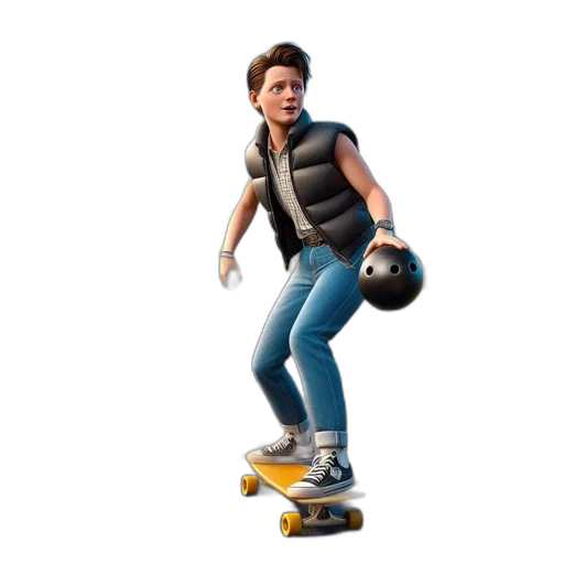 shoes, car, 3d render, concept art transparent PNG cut-out