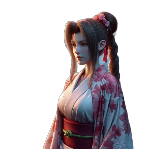 staff, dress, concept art, 3d render transparent PNG cut-out