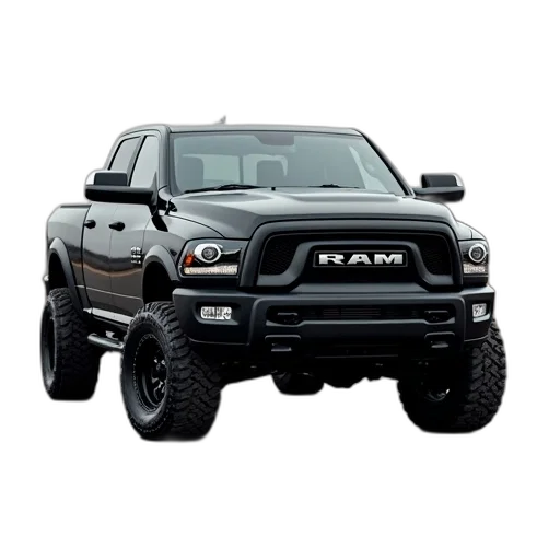car, dodge, ram, truck transparent PNG cut-out