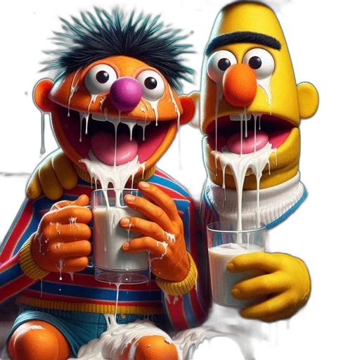 food, concept art, 3d render, bert transparent PNG cut-out