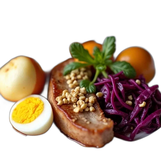 food, photorealistic, 3d render, close-up transparent PNG cut-out