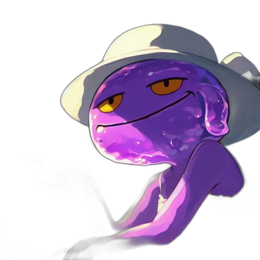 hat, creature, mask, staff transparent PNG cut-out