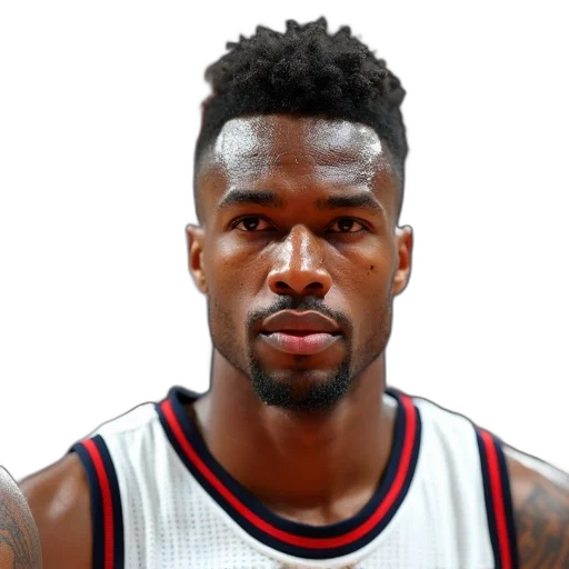 face, close-up, basketball, player transparent PNG cut-out