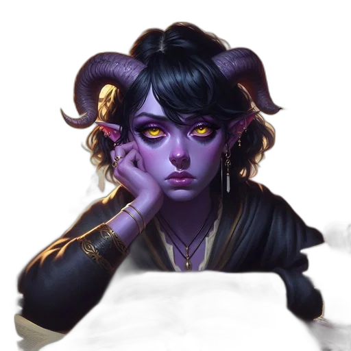 face, fantasy art, concept art, photorealistic transparent PNG cut-out