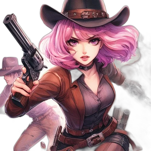 weapon, hat, staff, comic book art transparent PNG cut-out