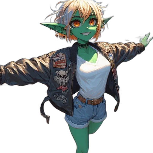 jacket, staff, dragon, concept art transparent PNG cut-out