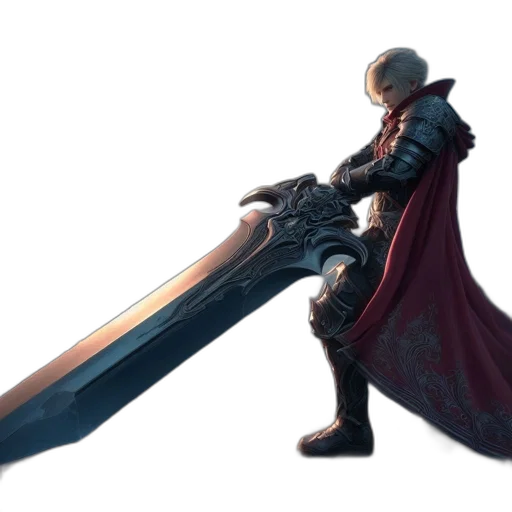 sword, weapon, staff, dragon transparent PNG cut-out