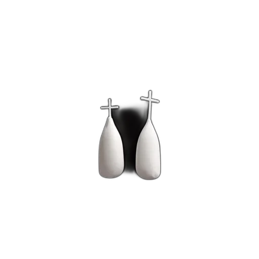 jewelry, bottle, 3d render, monochrome transparent PNG cut-out