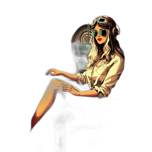 mask, jacket, robot, staff transparent PNG cut-out