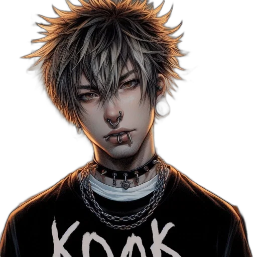 jacket, comic book art, concept art, cyberpunk transparent PNG cut-out