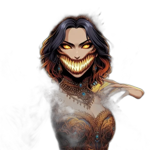 mask, face, creature, fantasy art transparent PNG cut-out
