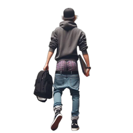 jacket, hat, concept art, photorealistic transparent PNG cut-out