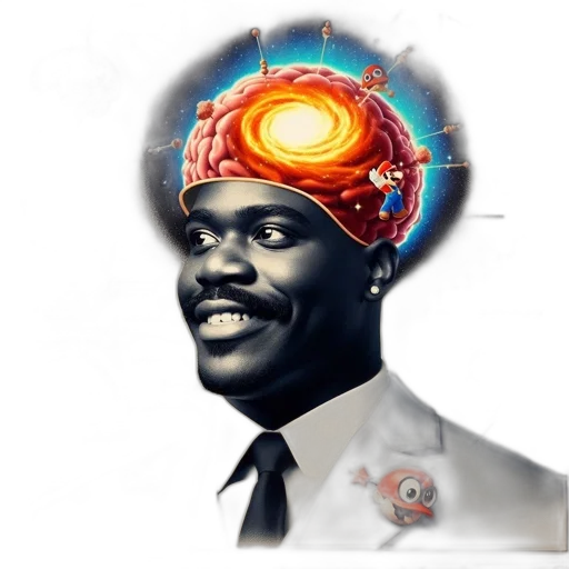 crown, face, robot, staff transparent PNG cut-out