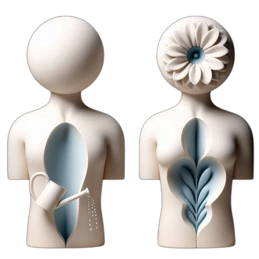 jewelry, flower, mask, 3d render transparent PNG cut-out