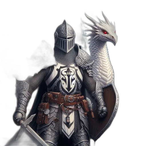 dragon, sword, weapon, staff transparent PNG cut-out