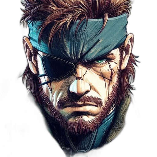 face, mask, comic book art, concept art transparent PNG cut-out