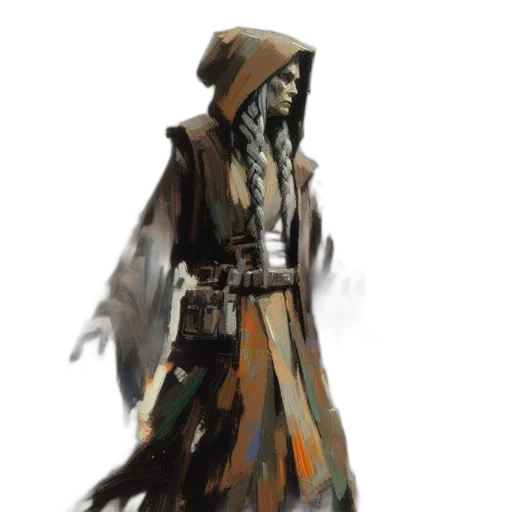 jacket, staff, weapon, sword transparent PNG cut-out