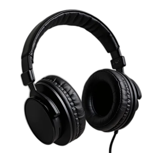 headphones, headphone, made, premium transparent PNG cut-out