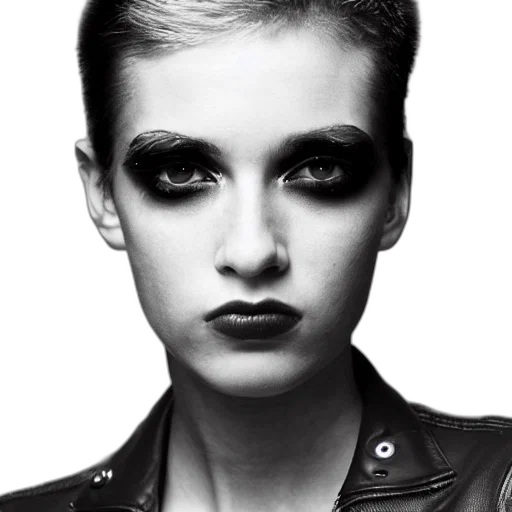 face, jacket, jewelry, hair transparent PNG cut-out